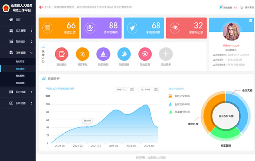 山東省人大機(jī)關(guān)工作平臺